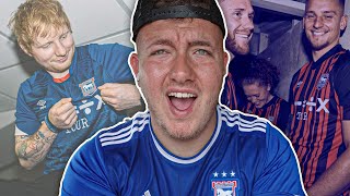 Reacting To IPSWICH TOWN Kits 2223 Season [upl. by Lledrev]