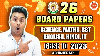 All 26 Previous Year Question Papers of CBSE Class 10 20222023 Board Exam  FREE DOWNLOAD [upl. by Haniraz]