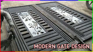 Front main gate design  iron gate  diy gate tools  Bulid gate design [upl. by Repsac]