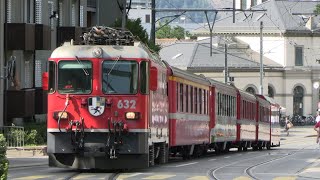 Rhätische Bahn  Arosa Bahn 2024  Ge 44 II zwischen Chur und Arosa [upl. by Morrison844]