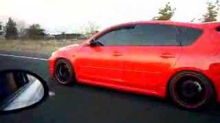 srt4 stage 3 vs mazdaspeed [upl. by Yrolam]