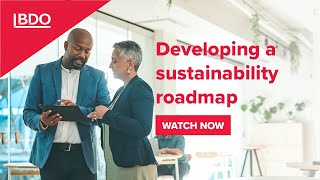 Webinar  Developing a sustainability roadmap [upl. by Olivette]