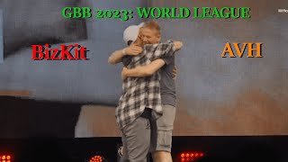 REACTION BizKit vs AVH  GBB 2023 WORLD LEAGUE  BOSS LOOPSTATION CHAMPIONSHIP  Small Final [upl. by Karney]