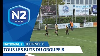 6ème journée  National 2B  Tous les buts [upl. by Coryden]