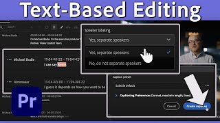 TextBased Editing in Premiere Pro  Adobe Video [upl. by Aneehsit]