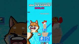 Roblox Tsunami La OLA Gigante drmeme humor memes escapar roblox [upl. by Ori433]