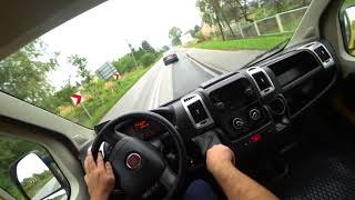 Fiat Ducato 23 MultiJet II 130 4K  Test Drive 17 POV [upl. by Felicie]