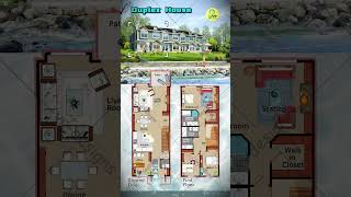 20x 48 Canadian Townhouse Plan 3BHK Home Heron 20 by 48 housedesign floorplan houseplan [upl. by Wiskind]