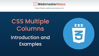 CSS Multiple Column Layouts [upl. by Anirb]