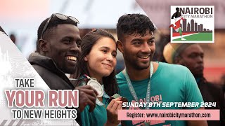 NAIROBI CITY MARATHON  SUNDAY 8 SEPTEMBER 2024 Registration Ongoing [upl. by Aikim]