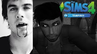 VAMPIRES  The Sims 4  Damon Salvatore Vampire Diaries CAS [upl. by Akenot704]