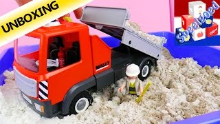 BOUWPLAATS VRACHTWAGEN van PLAYMOBIL 6861 City Action  Unboxing Speel met mij [upl. by Schonfield585]