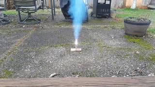 Potassium chlorate and hexamine rocket test [upl. by Nnylak]