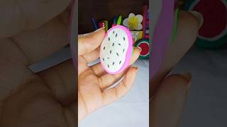 সুপার ক্লে দিয়ে ড্রাগন ফল বানানো💫।How to make a clay dragon fruit। claycraft shorts dragon [upl. by Noroj22]