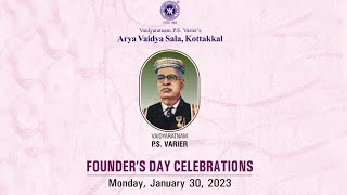 ARYA VAIDYA SALA KOTTAKKAL FOUNDER S DAY CELEBRATIONS [upl. by Alroi]