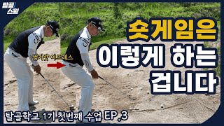 탈골학교 1기 어프로치 벙커샷은 이들만의 기술이 필요하다 [upl. by Ellak]