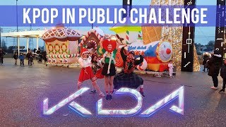 KPOP IN PUBLIC CHALLENGE CHRISTMAS SPECIAL KDA  POPSTARS LOL Dance cover by Move Nation [upl. by Woodring]