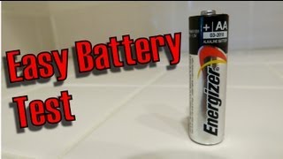 How To Test a AA battery Easiest Way For Any Battery Fast Easy [upl. by Concepcion]