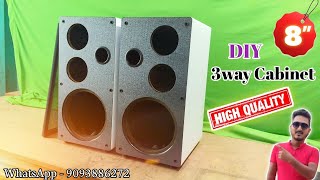 8inch 3way Speaker Cabinet [upl. by Kired]