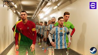 eFootball 2024  Portugal Vs Argentina  Official Gameplay  4K [upl. by Kallman]