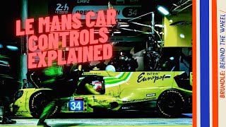 Le Mans Car Controls EXPLAINED  Brundle Behind The Wheel [upl. by Carita814]