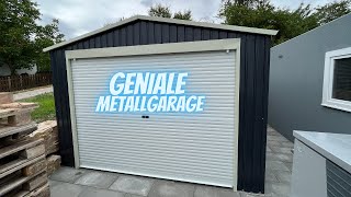 Garage aus Metall XMetal MeinGartenhaus I Metallgerätehaus I Metallgarage [upl. by Ng245]