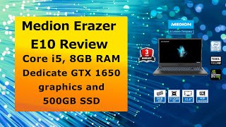 Medion Erazer E10 Gaming Laptop Review [upl. by Noyart]