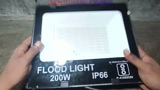 Gesto 200W Waterproof Led Lights Review In Bengali [upl. by Sou374]