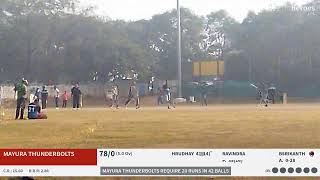 Live Cricket Match  Juggernaut vs Mayura Thunderbolts  24Nov24 0645 AM 12 overs  Mayura Republ [upl. by Ebag306]