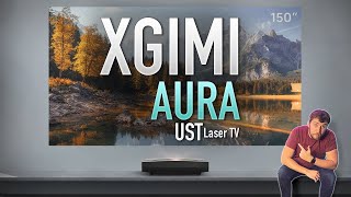 quotMINDBLOWINGquot🔥 XGIMI Aura 4K UST Laser projector Full review [upl. by Attwood]