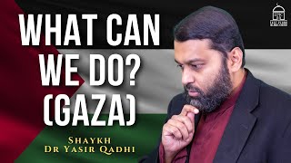 What Can We Do Gaza  Jummah Khutbah  Shaykh Dr Yasir Qadhi [upl. by Ynattirb]