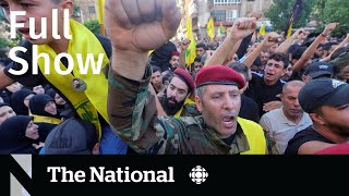 CBC News The National  Middle East on the brink [upl. by Frierson]