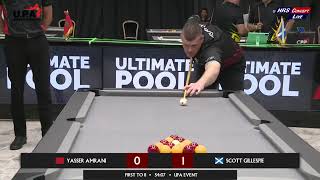 Ultimate Pool Morocco UPA Event YASSER AMRANI VS SCOTT GILLESPIE [upl. by Noiroc671]