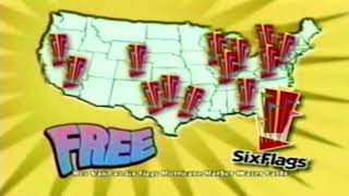 Retro Six Flags Great Adventure Season Pass Commercial 2001 Pathmark [upl. by Lydnek]