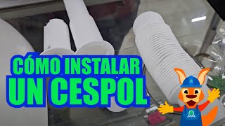 CÓMO INSTALAR UN CESPOL DE LAVABO  CESPOL TIPO ACORDEÓN  CESPOL FLEXIMATIC 2235P [upl. by Alokin]