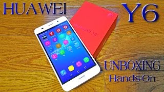 HUAWEI Y6 UNBOXING amp HANDSON [upl. by Starlene]