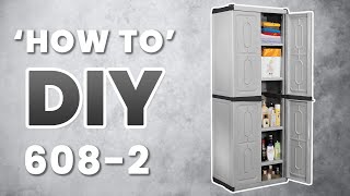 TOYOGO 6082 2 Tier Italian Closet  DIY StepByStep Guide [upl. by Eittocs528]