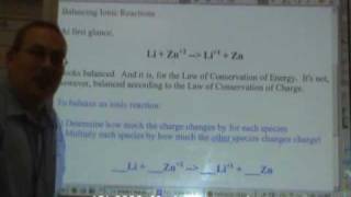 Chemistry Tutorial 121e Balancing Ionic Reactions [upl. by Moclam]