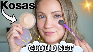 Kosas Cloud Set Setting Powder REVIEW amp DEMO [upl. by Averil]