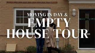 MOVING IN DAY amp EMPTY HOUSE TOUR  BARRATT NEW BUILD  MILTON KEYNES  2021 [upl. by Thibault]