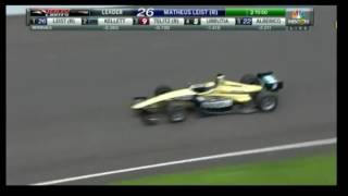 Indylights Indianapolis 100 2017 Santi Urrutia 10 Laps to go [upl. by Nemra115]