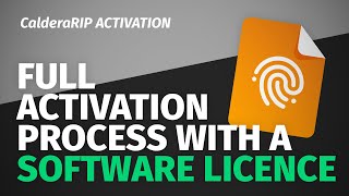 Tutorial  Activating CalderaRIP with a Software License [upl. by Iosep741]