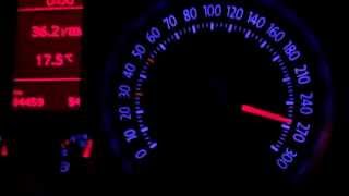 VW golf V GTI test maxspeed stage2 260hp [upl. by Ynnaj718]