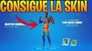 CODIGO PARA CONSEGUIR LA SKIN DE LEBRON JAMES SPACE JAM [upl. by Nwahsad209]