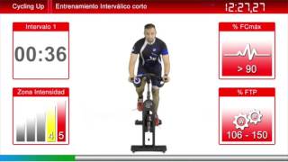 Clase Virtual Nº19 Cycling Up  Interválico Corto Ciclo Indoor by David Aguado [upl. by Esidarap]