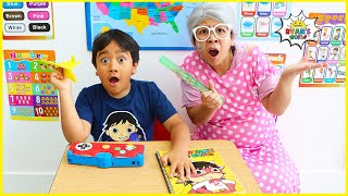 Ryans first day back to school Pretend play [upl. by Merwin]