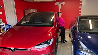 2024 Tesla model X plaid delivery day 4K [upl. by Enialedam]