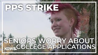 High school seniors worry over missing college application deadlines during strike [upl. by Birch73]