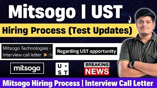 🔥Mitsogo Interview Call Letter  Mitsogo Hiring Process  UST Hiring Next Updates  Latest Updates [upl. by Gatias]