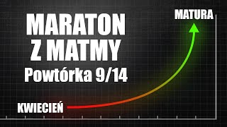 Powtórka do Matury z Matmy PP i PR 914  ULTRA Maraton do Matury z Matematyki [upl. by Ainitsirc922]